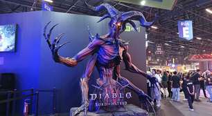 Diablo IV: Lord of Hatred chega na gamescom latam com estátua gigante do Mefisto