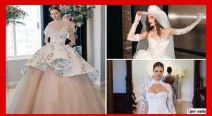 Mês das noivas: veja 7 tendências de vestido direto da semana de moda de Nova York