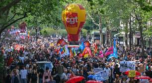 França: atos pelo 1º de Maio reúnem milhares de pessoas e desafiam propostas de flexibilização do feriado