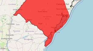 INMET emite Alerta Vermelho de "Grande Perigo" para tempestades em quase todo o RS