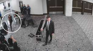 EUA divulgam novas imagens da ação de atirador que invadiu jantar de Trump em Washington
