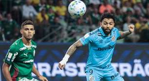 Palmeiras e Santos empatam em clássico agitado com atraso, gol anulado e volta de Paulinho