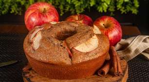 Bolo de maçã sem lactose: a receita para todo mundo curtir sem medo