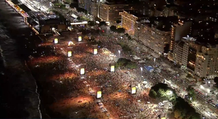 Multidão já toma conta da praia de Copacabana na expectativa por megashow de Shakira