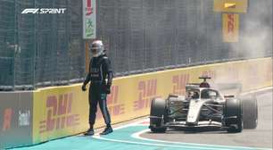 F1: Bortoleto enfrenta problemas, tem carro em chamas e largará em último