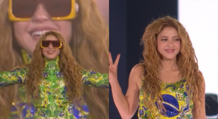 Shakira em Copacabana: Shakira abre show com "La Fuerte", surpreende público e surge com bandeira do Brasil estampada