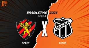 Sport x Ceará, AO VIVO, com a Voz do Esporte, às 16h30
