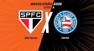 São Paulo x Bahia, AO VIVO, com a Voz do Esporte, às 14h30