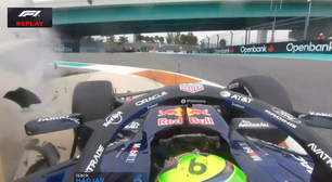 F1: (VÍDEO) Isack Hadjar bate forte na curva 14 e encerra participação no GP de Miami