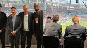 Carlo Ancelotti marca presença no Maracanã para clássico entre Flamengo e Vasco