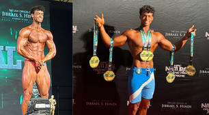 Filho de Carla Perez vence campeonato de fisiculturismo e detalha preparo