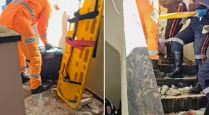 Veja como ficou o interior do prédio atingido por avião de pequeno porte em BH