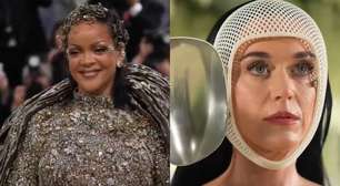 Rihanna e Katy Perry posam juntas pela 1ª vez em oito anos e fãs vibram