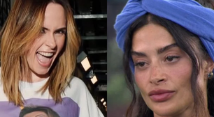 Ana Paula Renault usa look para debochar de Aline Campos por treta de 10 anos, retira pedido de desculpas e primeira eliminada reage: 'Minha vida'