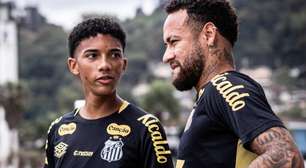 Clima de paz? Neymar e Robinho Jr dividem mesa no jantar do Santos