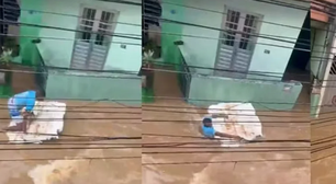Homem é arrastado por correnteza após enchente em Pernambuco