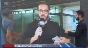 Repórter é agredido por homem que dá tapa em câmera durante telejornal ao vivo