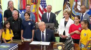 Trump diz a crianças que 'exterminou exército do Irã em duas semanas' durante evento na Casa Branca