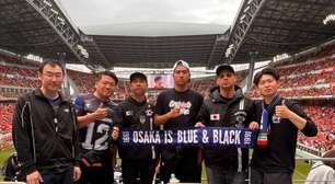Organizada do Corinthians se une à torcida do Gamba Osaka em duelo diante do Nagoya Grampus no Japão
