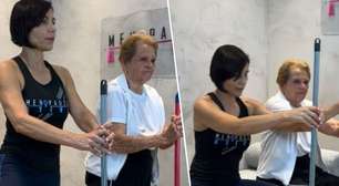 Bete Correia, professora de Pilates: 'Exercícios para as pernas para proteger o cérebro com a ajuda de um cabo de vassoura'