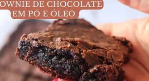Brownie de chocolate, que fica molhadinho por dentro e vai surpreender a todos neste Dia das Mães