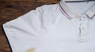 Como tirar manchas amareladas de camisetas causadas por mistura de desodorante e suor