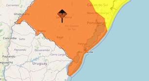 Inmet coloca quase todo o RS sob alerta para fortes tempestades