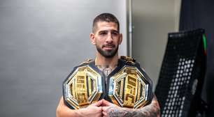 Topuria manda recado sobre luta com Makhachev: "O quero no fim do ano"
