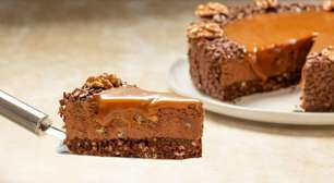 Dia das Mães: torta de chocolate com caramelo é opção para surpreender