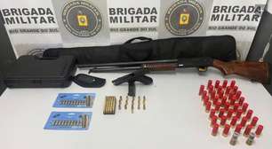 Homem é preso com pistola e espingarda no bairro Vinhedos em Caxias do Sul