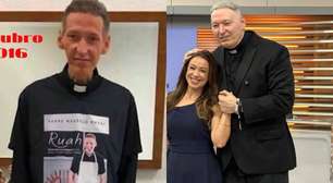 Padre Marcelo Rossi mostra antes e depois de superar a depressão: 'Tem cura'