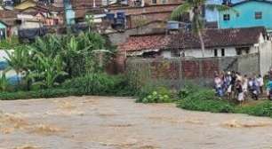 PE: Rio Jaboatão atinge cota de alerta para risco de inundação, em Moreno