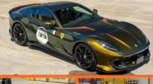 Ferrari exclusiva de até R$ 15 milhões chega ao Porto de Suape, em Ipojuca-PE