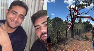 Henrique e Juliano quebram o silêncio após queda de helicóptero: 'Meu pai estava pilotando'