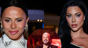 Viviane Araujo foge do show de Belo em turnê de 'Três Graças', mas vai a mesmo evento que a atual namorada do pagodeiro