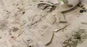 Vídeo expõe vandalismo em banheiros após caos em Independiente Medellín x Flamengo