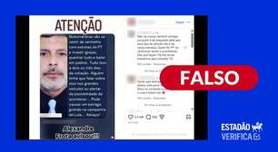 É falsa declaração atribuída a Alexandre Frota sobre plano de bolsonaristas para prejudicar Lula