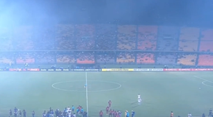Jogo do Flamengo é paralisado por protestos de torcedores do Independiente Medellín