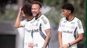 Com Neymar, Santos divulga relacionados para duelo com o Bragantino