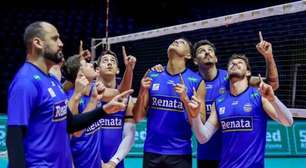 Vôlei Renata, com 14 vitórias seguidas e 3 títulos, busca "cereja do bolo"