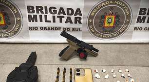 Pistola 9mm e carregador "caracol" são apreendidos com traficante no Litoral Norte