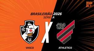 Vasco x Athletico: onde assistir, escalações e arbitragem