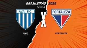 Avaí x Fortaleza: onde assistir, escalações e arbitragem