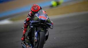 MotoGP: Sem dificuldades, Fabio Quartararo lidera TL2 no GP da França