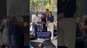 Vídeo: Emocionada, Mata Bertaiolli agradece seus secretários durante inauguração da Maternidade Municipal