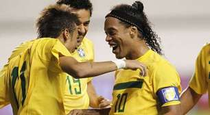 Ronaldinho Gaúcho faz coro por Neymar na Copa do Mundo