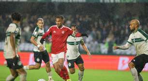 Internacional arranca empate dramático contra o Coritiba nos acréscimos