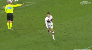 Era para expulsão? Veja gesto polêmico de Bobadilla após gol do São Paulo sobre o Corinthians