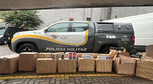 Araçariguama: polícia apreende contrabando de R$ 2 milhões escondido em caminhão de frango