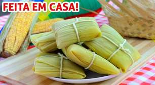 Pamonha brasileira para quem é intolerante a lactose